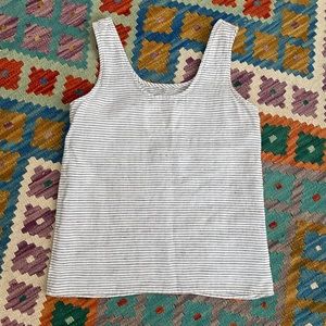 Notperfectlinen Porto tank s/m striped EUC